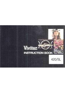 Vivitar 420 SL manual. Camera Instructions.